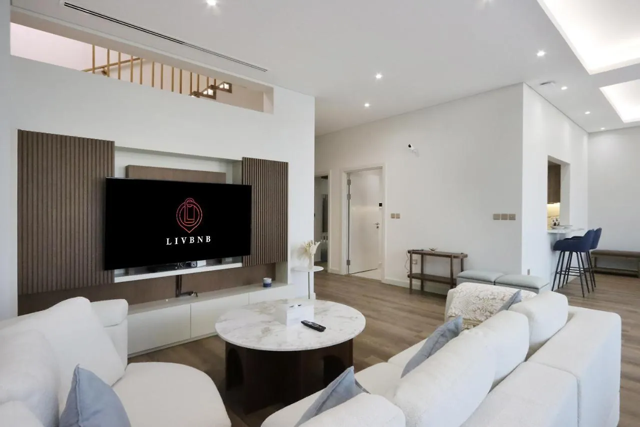 Livbnb - Beachfront 4+1 Villa In Palma Residences Dubai United Arab Emirates