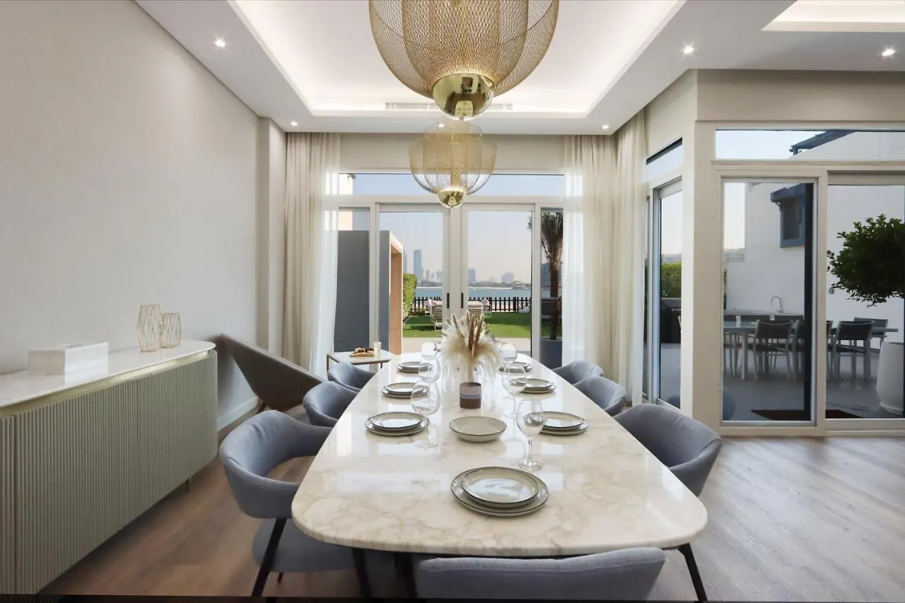 Livbnb - Beachfront 4+1 Villa In Palma Residences Dubai