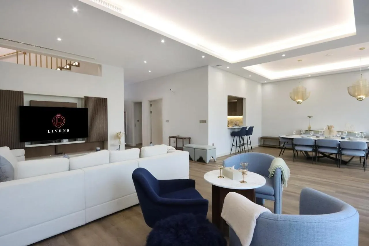 Livbnb - Beachfront 4+1 Villa In Palma Residences Dubai