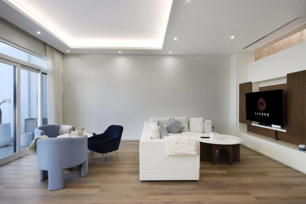 Livbnb - Beachfront 4+1 Villa In Palma Residences Dubai
